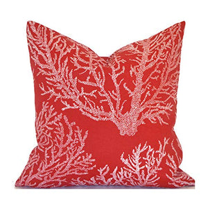 73Elley - Cuscini decorativi per esterni, per esterni e esterni, colore: Rosso corallo