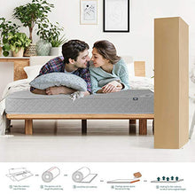 Letto doppio elegante per mobili da camera da letto, colore: bianco