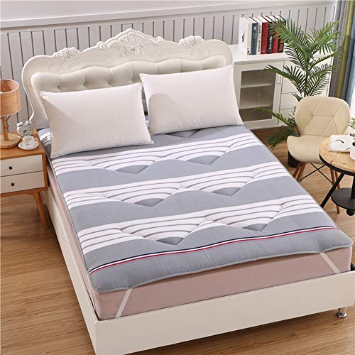 LoveHouse, materasso giapponese futon a pavimento, tappetino Tatami, rotolo da letto giapponese, pieghevole, materasso arrotolabile, 90 x 200 cm