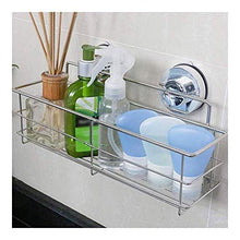 ZYNSGYYS Mensola Doccia No Foratura Profonda Mensole Doccia Caddies Basket archiviazione Ventose in Acciaio Inox con Montaggio a Parete 30cm / 12 Pollici 0111