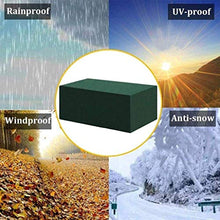 YULIAN 170x94x71cm Coperture per mobili da Giardino, terrazza Arredamento Rettangolare ad Alte Prestazioni Mobili da mobili per la Superficie Esterna del Tavolo e sedie rettangolari, Verde