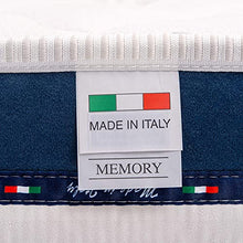 Materasso una piazza e mezza memory gel 6cm, alto 25cm con bayscent neutralizer, Antimuffa, Ortopedico - Dolce Sonno 120 x 200 cm (1 piazza e mezza) - Presidio Medico Sanitario n.1392037/R
