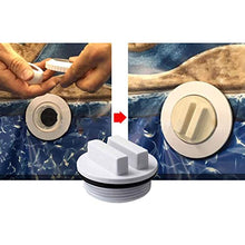 Tubo di Ritorno della Vasca Idromassaggio da 1,5"filettato Tappo per l'inverno Tappo di Scarico del Filtro SP1022C con O-Ring per Piscine per l'inverno Durante Stagione Invernale E per Maggior Parte