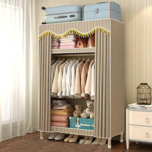 Jurass Armadio Metallico Doppio Effetto Tela - Armadio Combinato - Camera da Letto Armadio pensile (L 86 cm × L 45 cm × H 170 cm)