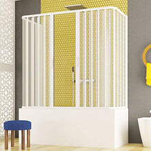 Yellowshop. - Box Vasca 3 Lati in PVC a Due Ante apribili a Soffietto H m 150 Modello Nicolas (Cm 70 x 170)
