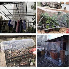 MINGJINI Telo Impermeabile Trasparente in PVC Pieghevole,Telone Antivento Antipioggia Antistrappo con Occhiellato,per Coperture Piscina Auto Barche Esterno,Teloni Protettivi,360g/m² (3x3m/9.8x9.8ft)