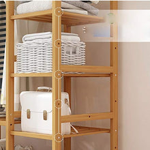 TWDYC Tessile Armadio Appendini casa Closet da Letto mobili Gabinetto Sguardo Guardaroba Pieghevole Non Tessuta (Color : B)