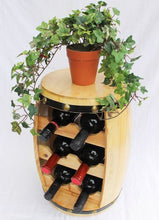 DanDiBo Scaffale-Vini Botte-Vini Botte in Legno Alt.42cm Nr.1511 Porta-Bottiglie Scaffale verniciatura Naturale