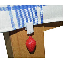 all-around24 - Fermatovaglia, 8 pezzi, colore: mora