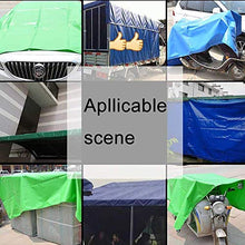 MTYLX Outdoor Multifunzionale Tela Cerata, Impermeabile-Blu Impermeabile Spessa Protezione Solare Teloni Capannone Copertura Del Camion Parasole Uv Tenda Capannone Isolamento Copertura 600G / M2,2 ×
