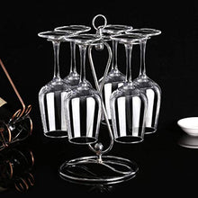LXH-SH Cremagliera del Vino Titolare Nana Metallo Calici, Tavolo Calici Stendino Holder Standing Wine Cup Organizer 16.1x16.1x32.8cm scaffali Vino contatore