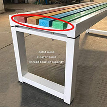 Panca da giardino per esterni panchina da giardino, panca in legno anticorrosivo per terrazza del centro commerciale 2-3 persone poltrona da cortile, sedia da portico resistente alle intemperie per