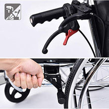 Sedia A Rotelle Pieghevole, Sedia A Rotelle Reclinabile Multifunzionale Completamente Sdraiata con Comò Carrello per Disabili per Anziani A Quattro Ruote A