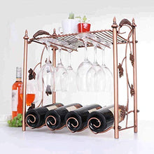 LHQ-HQ Semplice Iron & Wine Rack Soggiorno casa Creativo Decorazione Display Decorazione Domestica