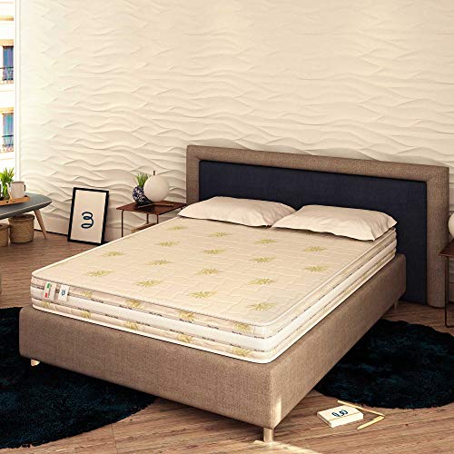 Baldiflex Emporio Materasso a Molle Ortopedic H 20 cm, Misura 160x200x20 cm, Molle Tradizionali Bonnel, Rivestimento in Aloe Vera con Fascia Areazione, Anallergico, Antiacaro, Traspirante