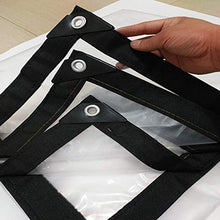 MHBGX Telo Impermeabile per Esterni Resistente, Copertura Del Terreno Trasparente per Tenda da Campeio Riparo Tenda Antipioia per Posto Auto Coperto con Occhielli in Metallo,un,2X5M