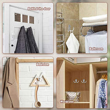 5 ganci doppi per accappatoio, in metallo, stile retrò, doppio appendiabiti per bagno, camera da letto, porta, parete con 10 viti (argento)