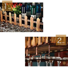 COLiJOL Scaffale per Vino Scaffale per Vino Scaffale per Vino Scaffale per Bar Scaffale a Muro, Scaffale per Bicchiere da Vino, Scaffale per Bicchiere da Vino (Dimensioni: 80 Cm),60 cm,60 cm