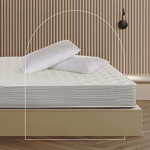 Farmarelax - Materasso Singolo 80x190, Alto 20 cm, Cuscino Memory in regalo, Waterfoam, Ortopedico, Antiacaro, per Reti o Letti Singoli - Real Kit