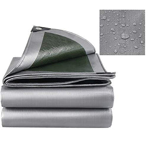 Telone Occhiellato Impermeabile Telo Di Protezione Pesante Antipioggia Copertura Da Esterno PVC,Adatto Per Coperture Esterne,Mobili Da Giardino, Piscina, Auto, Camion