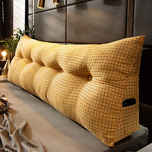 Headboard Cushion Cuscino A Cuneo Comodino Cuscino,Grande Letto Matrimoniale Tatami Testata Letto Morbido Cuscino Schienale Cuscino Triangolo Cuscino Vita,Rimovibile e Lavabile B-200 * 23 * 50cm