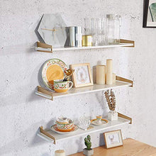 Semplicità Elegante Scaffale a Muro Scaffalature Galleggianti Scaffali Marmo Artificiale Semplice Staffa Metallica Sfondo Tv ad Alta Capacità Soggiorno Cucina Bagno, 9 Dimensioni, HJJ, a, 80X25cm