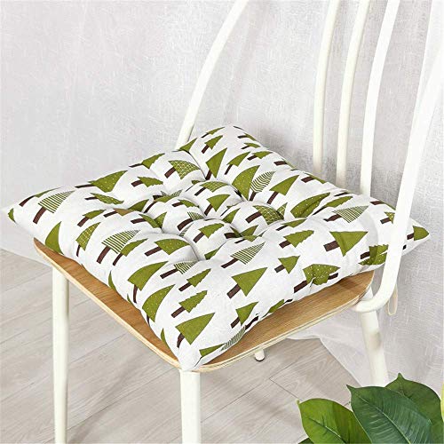 Pillowcase 2 Confezioni di Cuscini Quadrati per sedie, Cuscini Antiscivolo, Cuscini per sedie in Cotone e Lino, Cuscini Decorativi, per Uso Domestico in Giardino (# 7,45 * 45 cm)
