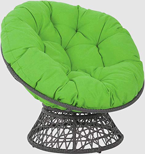 Yxxc Addensare Rotondo Papasan Cuscino Sedia Altalena Cuscino Stuoia per Sedia A Dondolo Pad Appeso Amaca, Nido D'uovo Cuscino Sedia T Diametro110cm