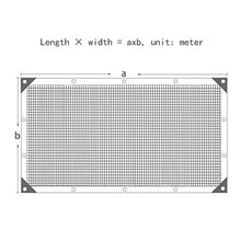 Rete ombreggiante Panno Protezione Solare Anti-UV Balcone Esterno Isolamento Termico Fiori Piante Verdi Striscia Verde e Bianca 6 Punti (Colore: A, Dimensioni: 6 e Volte; 7m)