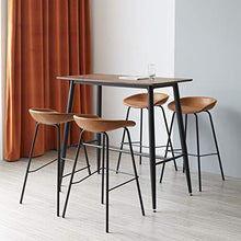 TopJiä Moderne Corteccia Sgabelli da Bar,75cm Seggiola da Bar,Ferro Bar Seggiolone,Cadere Utilizzare Girevole Sedia,per Cucina Bar caffè,portante di Carico 150kg