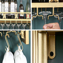2-Tiers Wine Rack, Calici supporto di vetro, 60/80 centimetri a muro industriale montato Wine Rack metallo appeso, Scaffale scaffali galleggiante, della cucina della casa Decor Display Rack,60cm