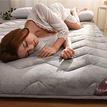 HUATAN Materasso Tatami Futon Tatami Giapponesi, 100% Effetto Piuma Morbido, Futon Ortopedico, Flessibile, Sfoderabile Dormire Tappetino per Dormitorio Camera da Letto,B,90 * 190cm/35 * 75inch