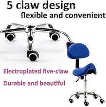 Salon sgabello Salone di massaggio Sedia con schienale regolabile professionale girevole ergonomica Sgabello for Office saloni manicure tatuaggio di terapia di massaggio di bellezza salone della stazi