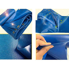 MTYLX Telo Multiuso per Esterni, Tessuto Impermeabile in Pvc Blu Resistente 0,4 Mm Spessore Pesca Campeio Copertura Del Terreno 420 G/M²,5.8X5.8M,5.8X5.8M