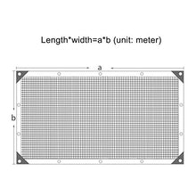 Geovne Rete Ombreggiante in Lamina di Alluminio Riflettente,Panno Ombreggiante per Esterni,Rete Telo Ombra Resistente ai Raggi UV,per Cortile,Tetto,Balcone,Ombreggiante al 99% (4x9m)