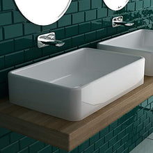 Rivestimento antibatterico per lavabo da 60 x 38 cm, soluzione moderna per il vostro bagno o anche per il bagno degli ospiti, particolarmente facile da pulire grazie alla superficie antibatterica