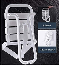 Sgabello per il bagno Bagno Sgabello AntiSlip doccia Sedile sgabello pieghevole a parete vasca da bagno Sgabello alluminio dello spazio Wallmounted doccia Sedile Sgabello for Bagno Doccia anziani 90 °