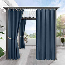 Scheda Tenda Impermeabile all'aperto Top Thermal Isolato Blackout Blackout Drape per Giardino del Patio Tende da Esterno (Color : Dark Blue, Size : 52in x 95in)