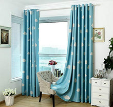 Desinding Blackout Tende per Bambini Soggiorno Camera da Letto Sky Stampa Tenda Cloud per Tenda per Bambini Tende da Esterno (Color : Blue, Size : Hook)