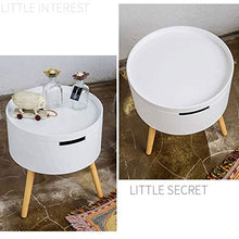 Comodini Camera da Letto Net Red Creative Piccola Tavola Rotonda di Stile Giapponese Divano Laterale Mobile Tabella Laterale Semplice Tavolino Camera da Letto Comodino Comodino