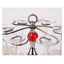 PWZ Pratica Semplicità Domestica Supporto per Bicchiere Di Vino Controsoffitto Contenitore per Bicchiere Di Vino Display Bicchiere da Vino Calice in Metallo Scaffale Cornice per Bar da Casa Cornice A
