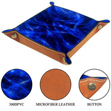 ASDFSD - Contenitore per cassetti, motivo astratto, 20,5 x 20,5 cm, colore: Blu, Blu Astratto(1), 16x16cm