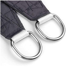 MEILINL Tende da Sole per Esterno Vela Ombreggiante Tenda A Vela Rettangolare, Protezione Raggi UV Vela Tenda con Funi E Kit di Fissaggio (Diverse Dimensioni E Colori),Dark Gray,4 * 6