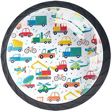 Bici aereo e auto meccaniche Pomelli per Porta Set di 4 Pomelli per Mobili Manopole per Cassetti Cucina Armadio Vetro