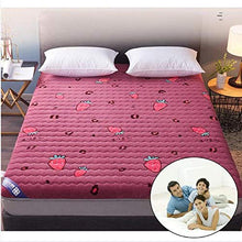 YOLL Materasso Tatami Giapponese Ispessimento Materasso Futon Pieghevole in Peluche, Materassi Letto futon Soggiorno Tappetino Yoga Tappetino Universale Quattro Stagioni Materasso Tradi