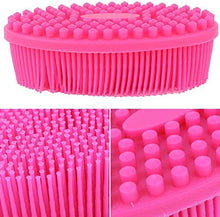 zaizai Spazzola sensoriale in Silicone per Bambini Baby Body Massage Spazzola per Doccia in Silicone per Capelli