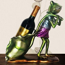 Wine Rack Tutela Dell'ambiente Resina Frog Artigianato Wine Rack Decorazione, Per La Cucina, Bar, Dispensa, Cantina, Basement, Controsoffitto, L'armadietto,Champagne