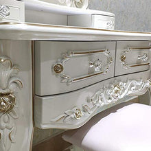NQFL toletta Camera Europea Moderna Minimalista Trucco Cabinet Pearl White Makeup Table White-1.0m