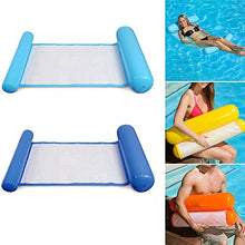 Yonganuk pieghevole acqua Outdoor amaca singolo people aumento gonfiabile spiaggia sedia sdraio con schienale reclinabile galleggiante Sleeping 130 x 73 cm, yellow