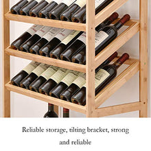 Porta bottiglie Armadietto del vino Holder stand bagagli mensole di grande capacità di stoccaggio del basamento for la famiglia della barra Piano Governo del vino in legno bottiglia di vino Scaffale C